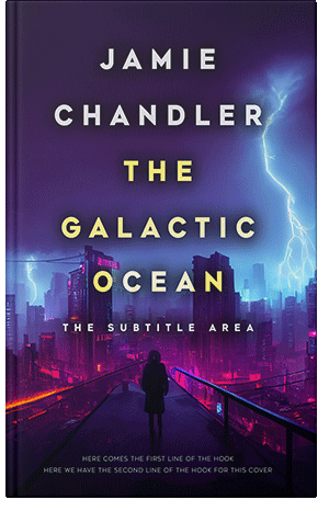 Pre Made Book Cover Violet