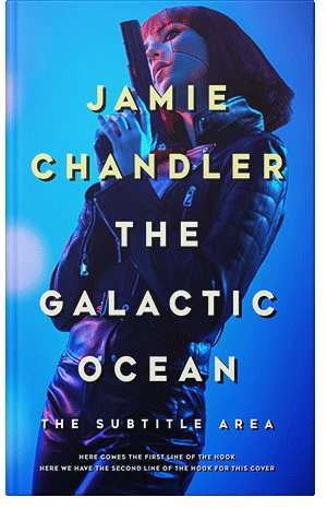 Pre Made Book Cover Violet