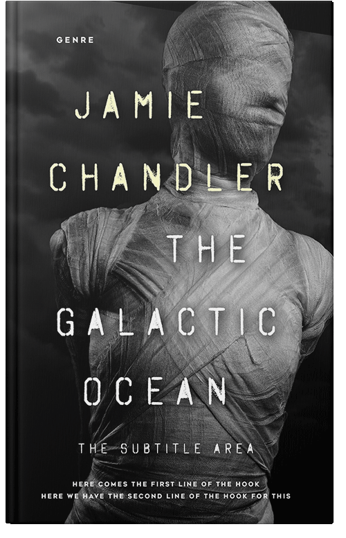 Front view of Cod Gray #31444 - Premade Mystery & Thriller & Suspense Book Cover