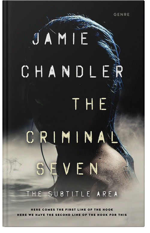 Front view of Premade Mystery & Thriller & Suspense Book Cover - Woodsmoke