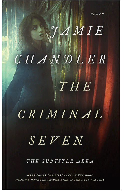 Front view of Premade Paranormal & Urban Book Cover - Zeus