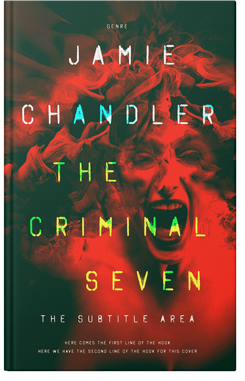 Front view of Punch #31454 - Premade Horror Book Cover