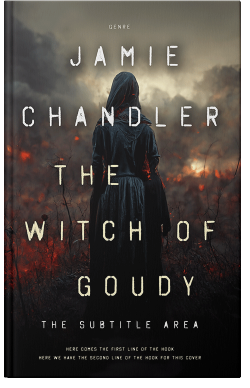 Front view of Premade Fantasy Book Cover - Cocoa Brown