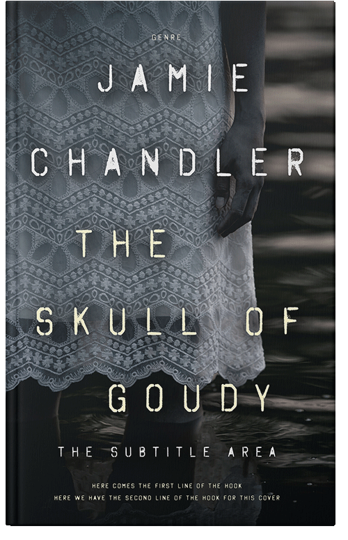 Front view of Premade Horror Book Cover - Outer Space