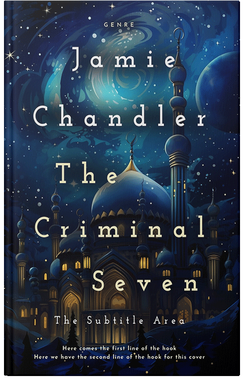 Front view of Premade Religion & Spirituality Book Cover - Firefly