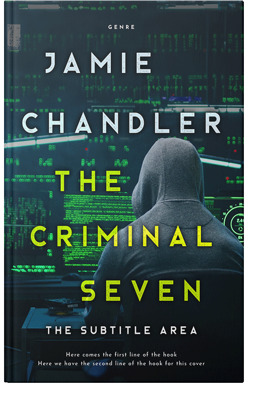 Front view of Premade Mystery & Thriller & Suspense Book Cover - Firefly