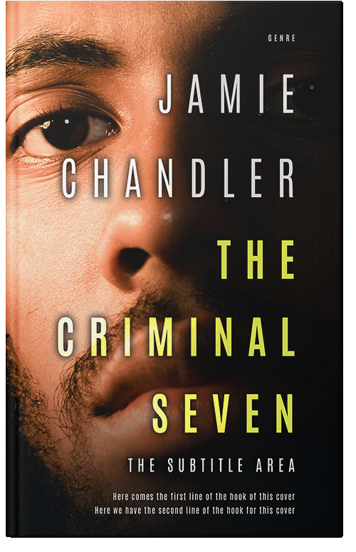 Front view of Premade Mystery & Thriller & Suspense Book Cover - Crowshead