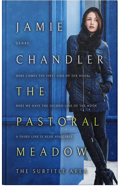 Front view of Premade Romance Book Cover - Chathams Blue