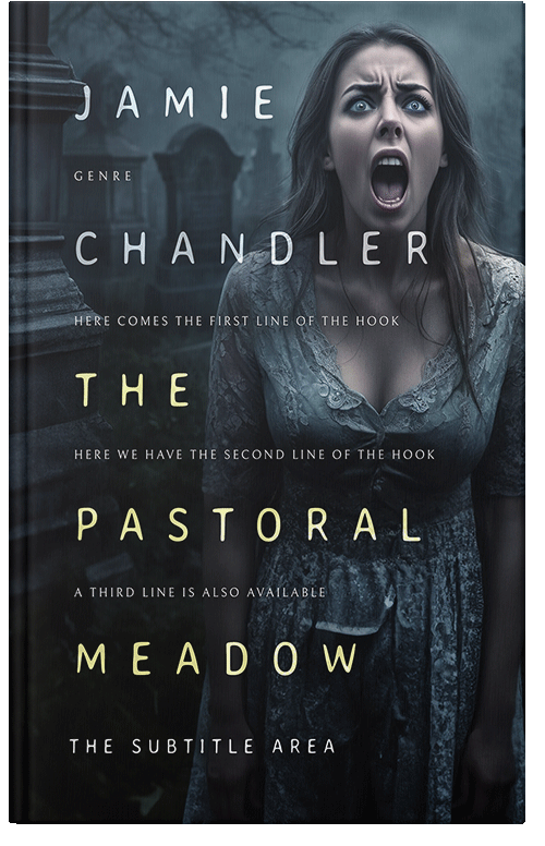 Front view of Mirage #31494 - Premade Horror Book Cover