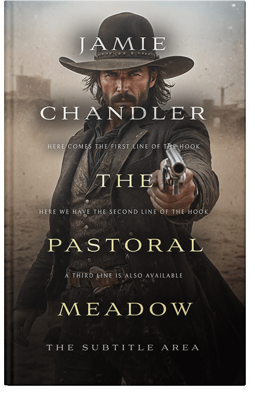 Front view of Premade Action & Adventure Book Cover - Nomad