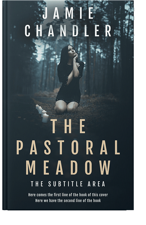 Front view of Gable Green #31507 - Premade Fantasy Book Cover | BookCoverZone