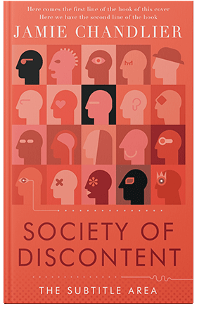 Pre Made Book Cover Burnt Sienna