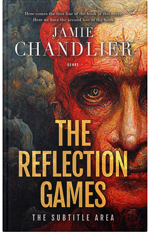 Pre Made Book Cover Red Damask