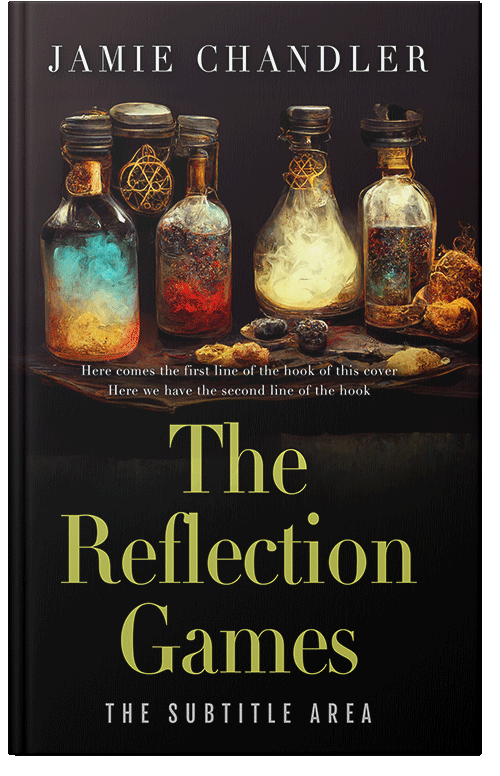 Front view of Laser #31528 - Premade Fantasy Book Cover