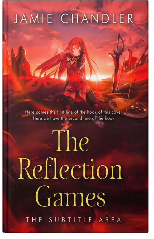 Front view of Burnt Sienna #31530 - Premade Fantasy Book Cover