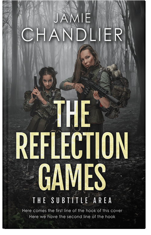 Front view of Premade Apocalyptica Book Cover - Tuatara