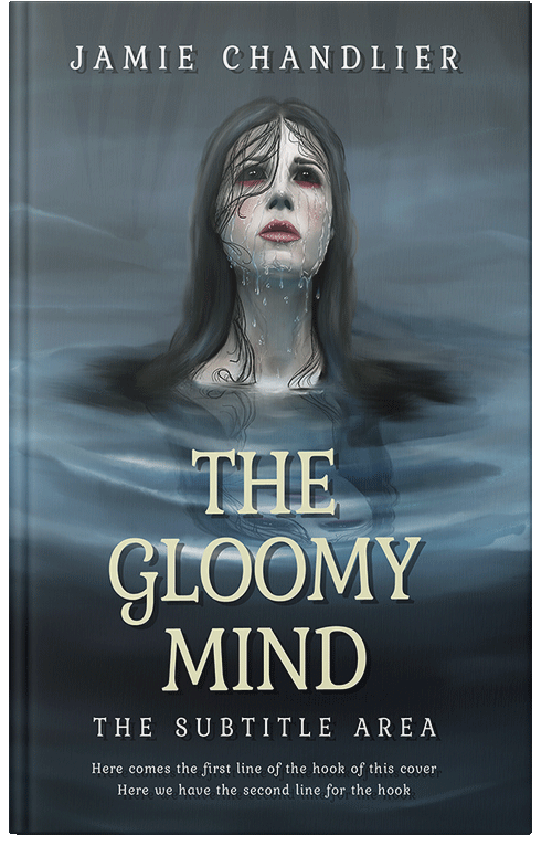 Front view of Premade Mystery & Thriller & Suspense Book Cover - Limed Spruce