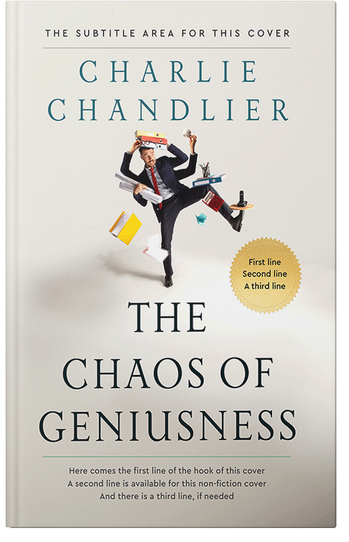 Front view of Satin Linen #31604 - Premade Self-Improvement & Self-Help Book Cover