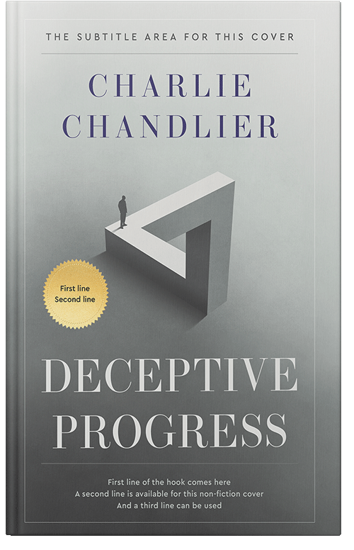 Front view of Premade Surreal Book Cover - Kangaroo