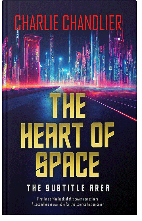 Front view of Premade Science Fiction Book Cover - Burning Sand