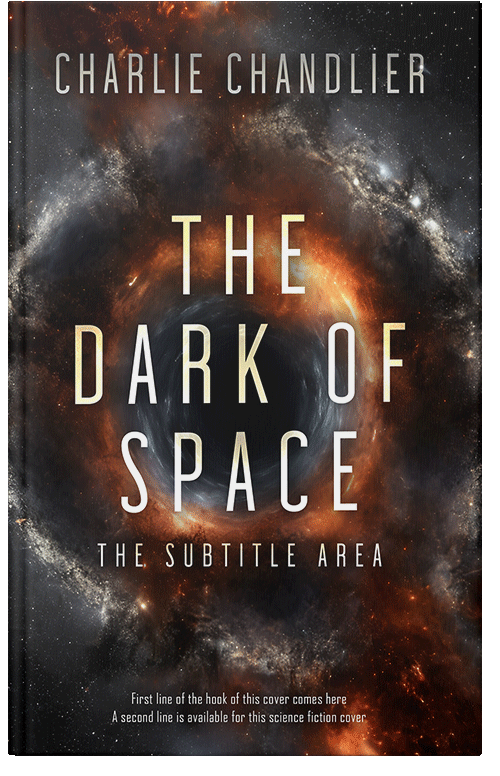 Front view of Premade Science Fiction Book Cover - Oil