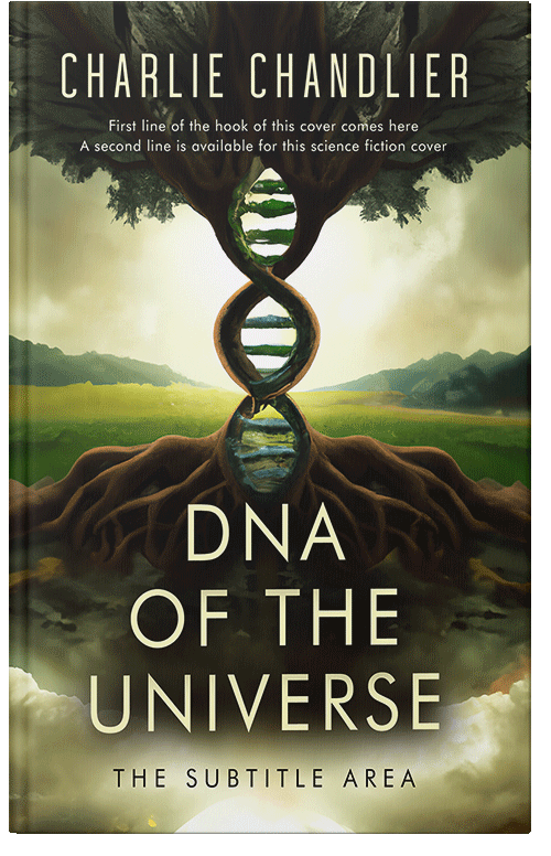 Front view of Premade Environment & Ecology Book Cover - Black Olive