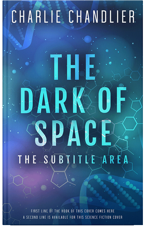 Front view of Blumine #31637 - Premade Science Fiction Book Cover