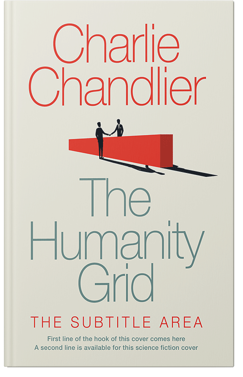 Front view of Premade Business Book Cover - Satin Linen