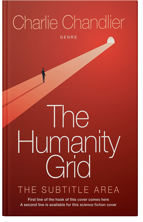 Front view of Tabasco #31661 - Premade Science Fiction Book Cover