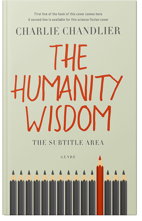 Front view of Satin Linen #31665 - Premade Abstract Book Cover