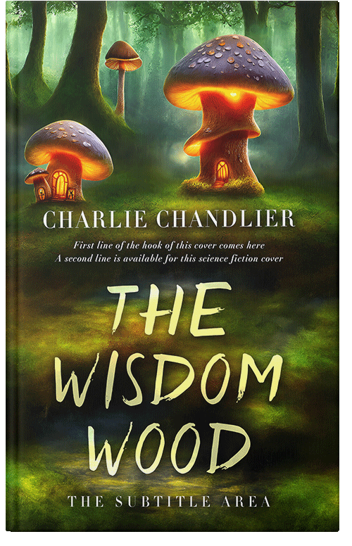 Front view of Premade Fantasy Book Cover - Woodrush