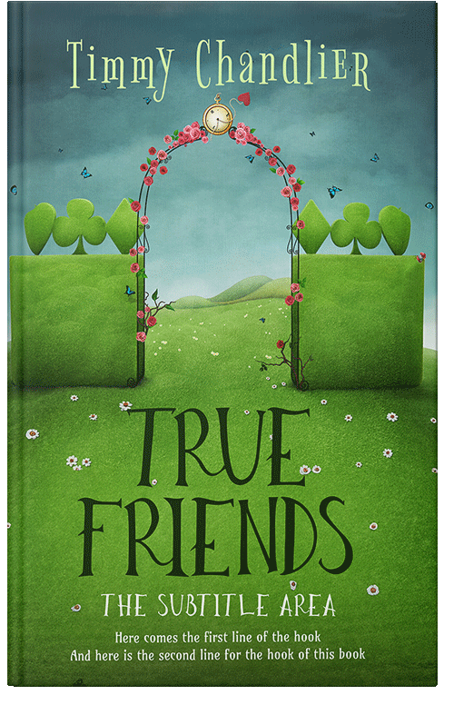 Front view of Premade Fantasy Book Cover - Apple