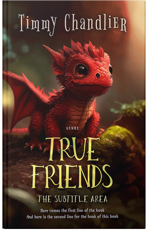 Front view of Graphite #31693 - Premade Fantasy Book Cover