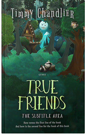 Pre Made Book Cover Bush