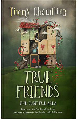 Pre Made Book Cover Woodland