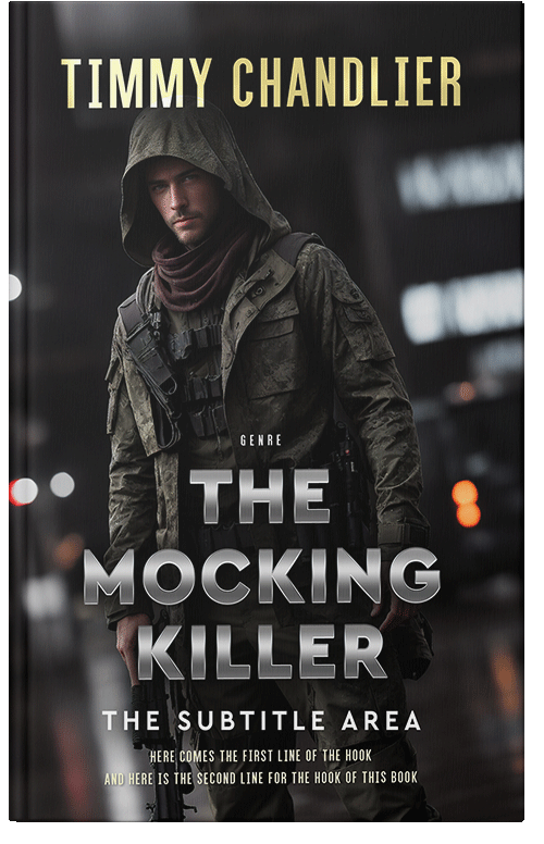 Front view of Premade Mystery & Thriller & Suspense Book Cover - Cod Gray