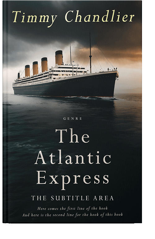 Front view of Soft Amber #31706 - Premade Historical Book Cover