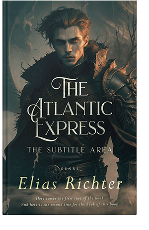 Pre Made Book Cover Outer Space