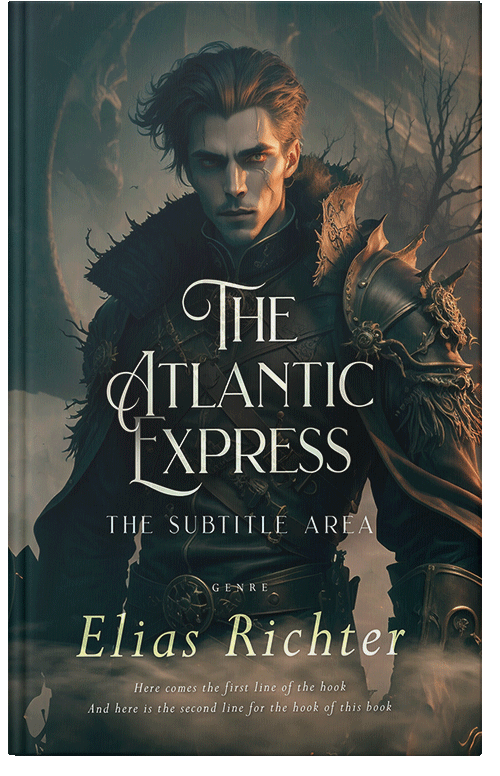 Front view of Outer Space #31709 - Premade Fantasy Book Cover