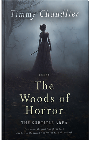 Pre Made Book Cover Ebony Clay