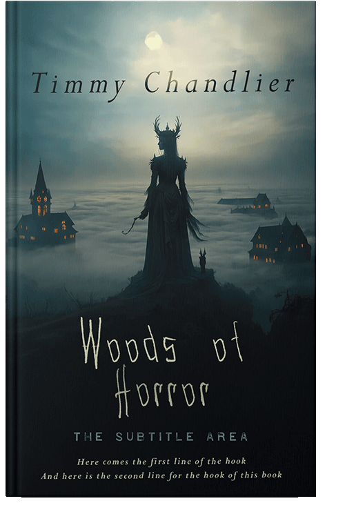 Front view of Eagle #31718 - Premade Fantasy Book Cover