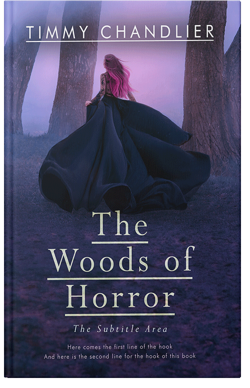 Front view of Premade Fantasy Book Cover - Ebony Clay