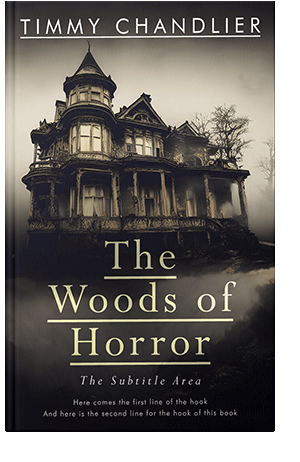 Pre Made Book Cover Soft Amber