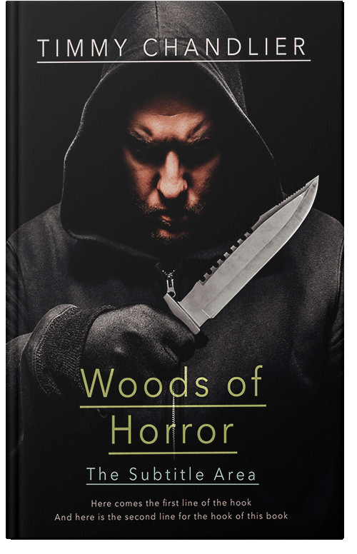 Front view of Premade Mystery & Thriller & Suspense Book Cover - Cod Gray