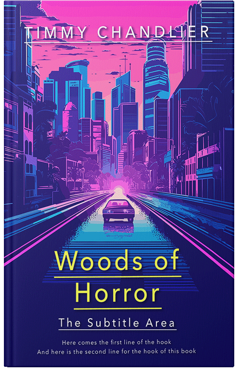 Front view of Premade Science Fiction Book Cover - Deep Koamaru