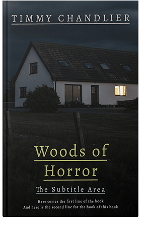 Pre Made Book Cover Black