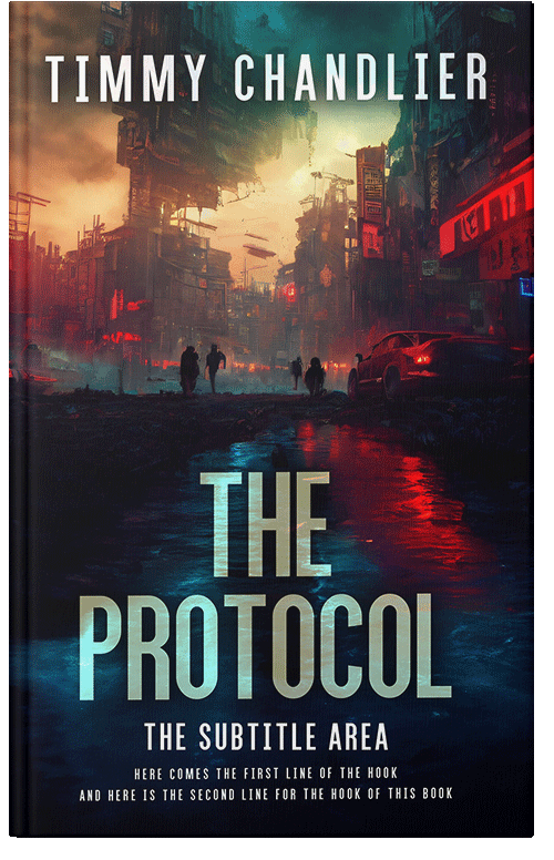 Front view of Premade Apocalyptica Book Cover - Indian Khaki