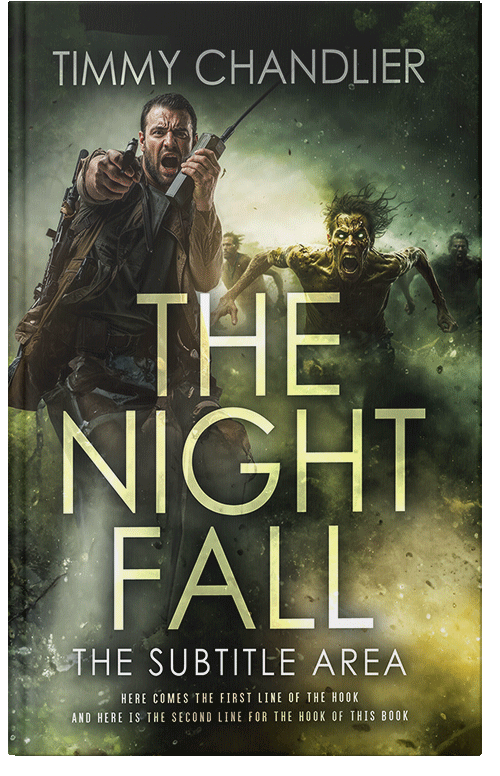 Front view of Premade Apocalyptica Book Cover - Rangitoto