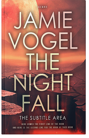 Pre Made Book Cover Sanguine Brown