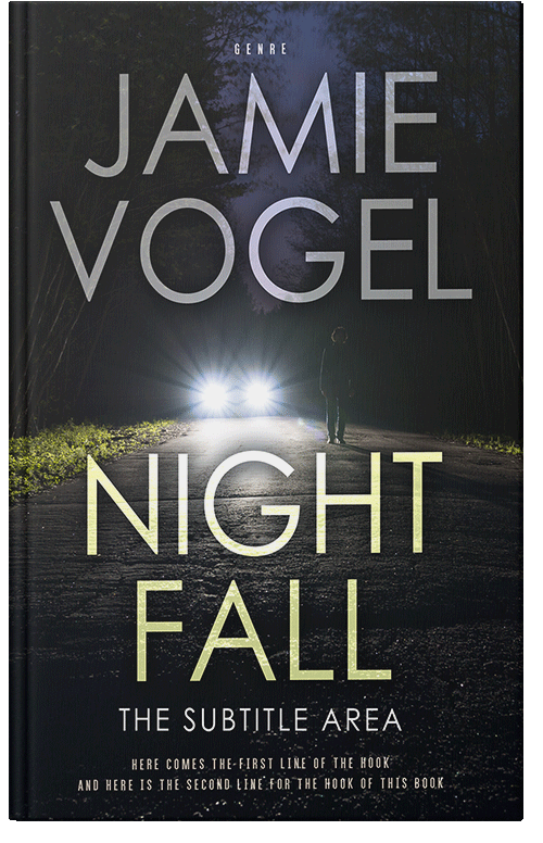 Front view of Premade Mystery & Thriller & Suspense Book Cover - Woodsmoke